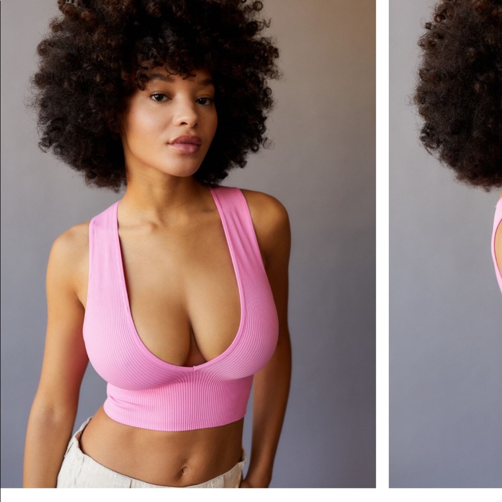 Out from under plunging bra top